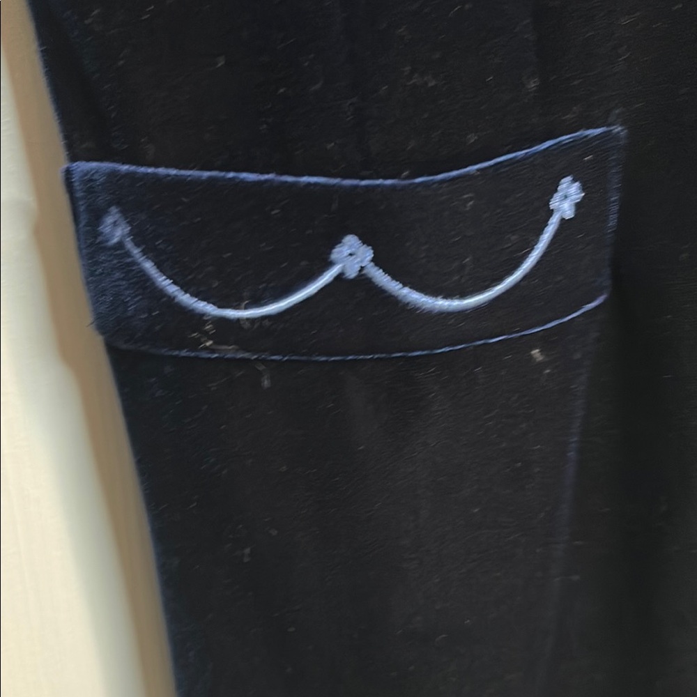 Coldwater Creek Blue Velvet Blazer - Picture 4 of 9
